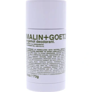 Bergamot Deodorant by Malin + Goetz for Unisex - 2.6 oz Deodorant - Fresh Bloom Skin - Premium Skincare Solutions for Nourished, Hydrated, and Radiant Skin Every Day