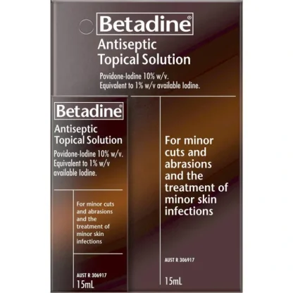 Betadine Antiseptic Topical 15ml - Fresh Bloom Skin - Premium Skincare Solutions for Nourished, Hydrated, and Radiant Skin Every Day
