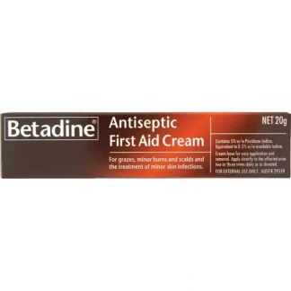 Betadine First Aid Cream 20g - Fresh Bloom Skin - Premium Skincare Solutions for Nourished, Hydrated, and Radiant Skin Every Day