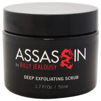 Billy Jealousy Assassin Deep Exfoliating Scrub by Billy Jealousy for Men - 1.7 oz Scrub - Fresh Bloom Skin - Premium Skincare Solutions for Nourished, Hydrated, and Radiant Skin Every Day