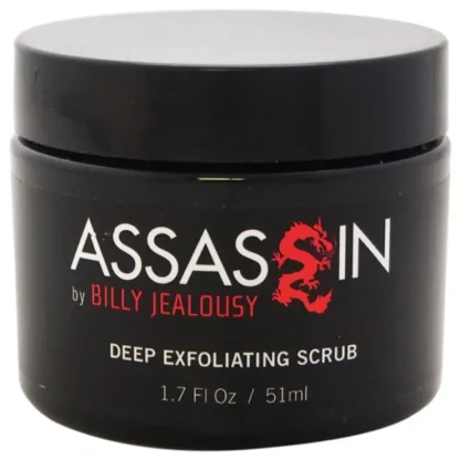 Billy Jealousy Assassin Deep Exfoliating Scrub by Billy Jealousy for Men - 1.7 oz Scrub - Fresh Bloom Skin - Premium Skincare Solutions for Nourished, Hydrated, and Radiant Skin Every Day