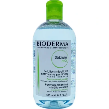 Bioderma Sebium H2O Cleansing Solution by Bioderma for Unisex - 16.7 oz Cleanser - Fresh Bloom Skin - Premium Skincare Solutions for Nourished, Hydrated, and Radiant Skin Every Day