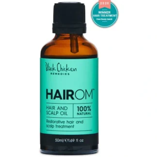 Black Chicken Remedies HairOM Restorative Hair and Scalp Treatment 50ml - Fresh Bloom Skin - Premium Skincare Solutions for Nourished, Hydrated, and Radiant Skin Every Day