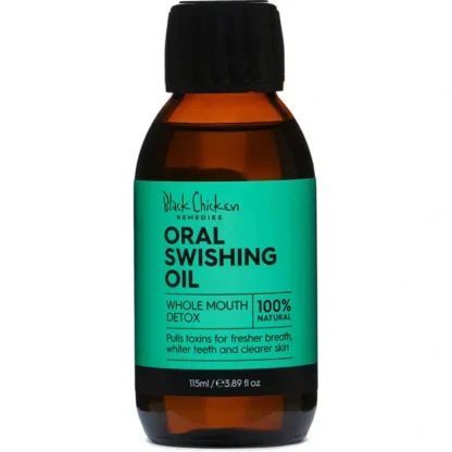 Black Chicken Remedies Oral Swishing Oil 115ml - Fresh Bloom Skin - Premium Skincare Solutions for Nourished, Hydrated, and Radiant Skin Every Day