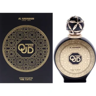 Black Oud by Al Haramain for Unisex - 3.33 oz EDP Spray - Fresh Bloom Skin - Premium Skincare Solutions for Nourished, Hydrated, and Radiant Skin Every Day
