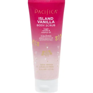 Body Scrub - Island Vanilla by Pacifica for Women - 6 oz Body Scrub - Fresh Bloom Skin - Premium Skincare Solutions for Nourished, Hydrated, and Radiant Skin Every Day