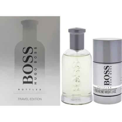Boss No. 6 by Hugo Boss for Men - 2 Pc Gift Set 3.3oz EDT Spray, 2.4oz Deodorant Stick - Fresh Bloom Skin - Premium Skincare Solutions for Nourished, Hydrated, and Radiant Skin Every Day