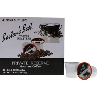 Bostons Best Private Reserve Gourmet Coffee by Bostons Best for Unisex - 42 Cups Coffee - Fresh Bloom Skin - Premium Skincare Solutions for Nourished, Hydrated, and Radiant Skin Every Day