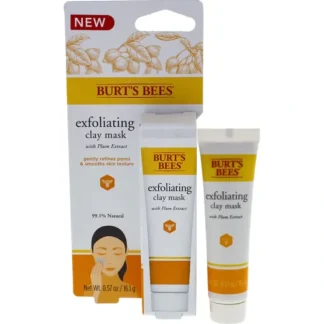 Burts Bees Exfoliating Clay Mask by Burts Bees for Unisex - 0.57 oz Mask - Fresh Bloom Skin - Premium Skincare Solutions for Nourished, Hydrated, and Radiant Skin Every Day