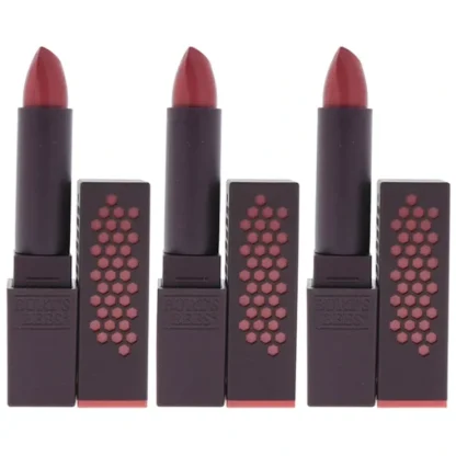 Burts Bees Glossy Lipstick - 504 Nude Rain by Burts Bees for Women - 0.12 oz Lipstick - Pack of 3 - Fresh Bloom Skin - Premium Skincare Solutions for Nourished, Hydrated, and Radiant Skin Every Day
