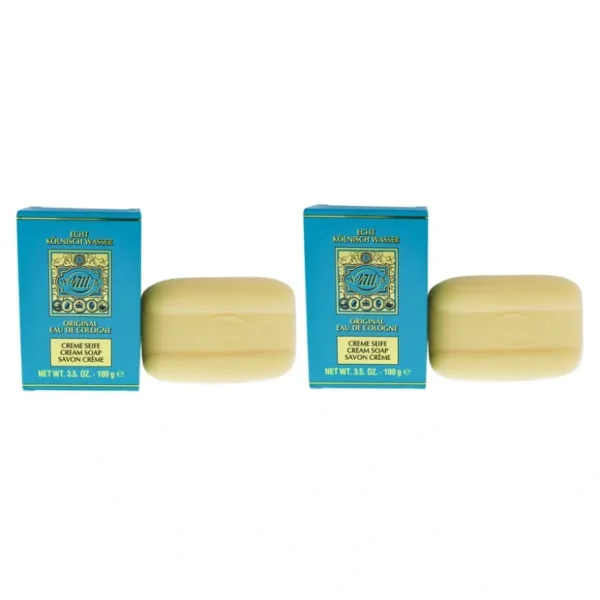 4711 by Muelhens for Unisex - 3.5 oz Cream Soap - Pack of 2 - Fresh Bloom Skin - Premium Skincare Solutions for Nourished, Hydrated, and Radiant Skin Every Day