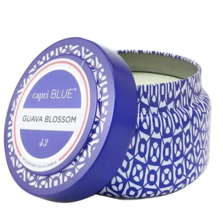 Capri Blue Travel Tin Candle - Guava Blossom 241g/8.5oz - Fresh Bloom Skin - Premium Skincare Solutions for Nourished, Hydrated, and Radiant Skin Every Day