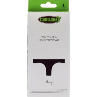 Cariloha Bamboo Lace Thong - Merlot by Cariloha for Women - 1 Pc Underwear (L) - Fresh Bloom Skin - Premium Skincare Solutions for Nourished, Hydrated, and Radiant Skin Every Day