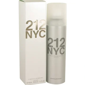 Carolina Herrera 212 Deodorant Spray 151ml/5.1oz - Fresh Bloom Skin - Premium Skincare Solutions for Nourished, Hydrated, and Radiant Skin Every Day