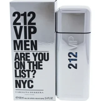 Carolina Herrera 212 VIP by Carolina Herrera for Men - 3.4 oz EDT Spray - Fresh Bloom Skin - Premium Skincare Solutions for Nourished, Hydrated, and Radiant Skin Every Day