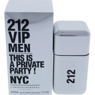Carolina Herrera 212 VIP Men by Carolina Herrera for Men - 1.7 oz EDT Spray - Fresh Bloom Skin - Premium Skincare Solutions for Nourished, Hydrated, and Radiant Skin Every Day
