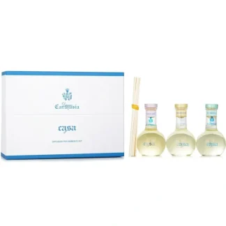 Carthusia Fragrance Diffusers Set: Fiori Di Capri + Mediterraneo + Via Camerelle 3x100ml/3.4oz - Fresh Bloom Skin - Premium Skincare Solutions for Nourished, Hydrated, and Radiant Skin Every Day