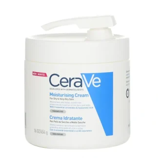 CeraVe Moisturising Cream For Dry to Very Dry Skin (With Pump) 454g/16oz - Fresh Bloom Skin - Premium Skincare Solutions for Nourished, Hydrated, and Radiant Skin Every Day