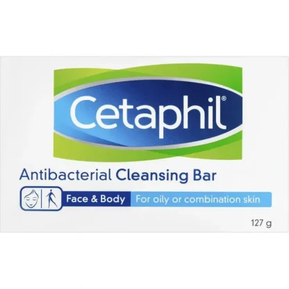 Cetaphil Antibacterial Cleansing Bar 127g - Fresh Bloom Skin - Premium Skincare Solutions for Nourished, Hydrated, and Radiant Skin Every Day