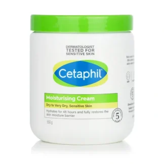 Cetaphil Moisturising Cream 48H - For Dry to Very Dry, Sensitive Skin 550g - Fresh Bloom Skin - Premium Skincare Solutions for Nourished, Hydrated, and Radiant Skin Every Day