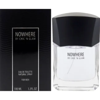 Chic N Glam Nowhere by Chic N Glam for Men - 3.3 oz EDT Spray - Fresh Bloom Skin - Premium Skincare Solutions for Nourished, Hydrated, and Radiant Skin Every Day
