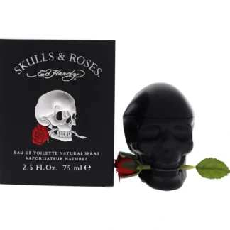 Christian Audigier Ed Hardy Skulls and Roses by Christian Audigier for Men - 2.5 oz EDT Spray - Fresh Bloom Skin - Premium Skincare Solutions for Nourished, Hydrated, and Radiant Skin Every Day