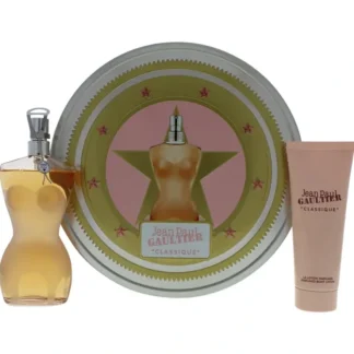 Classique by Jean Paul Gaultier for Women - 2 Pc Gift Set 3.4oz EDT Spray, 2.5oz Perfumed Body Lotion - Fresh Bloom Skin - Premium Skincare Solutions for Nourished, Hydrated, and Radiant Skin Every Day