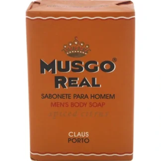 Claus Porto Musgo Real Spiced Citrus Soap by Claus Porto for Men - 5.6 oz Soap - Fresh Bloom Skin - Premium Skincare Solutions for Nourished, Hydrated, and Radiant Skin Every Day
