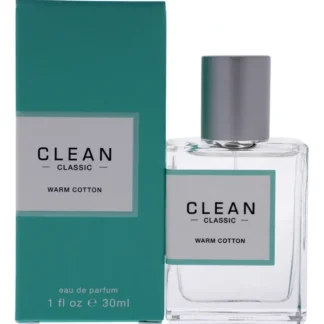 Clean Classic Warm Cotton by Clean for Women - 1 oz EDP Spray - Fresh Bloom Skin - Premium Skincare Solutions for Nourished, Hydrated, and Radiant Skin Every Day