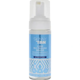 Clear Self-Tanning Mousse - Ultimate Dark by Skinny Tan for Women - 4.9 oz Mousse - Fresh Bloom Skin - Premium Skincare Solutions for Nourished, Hydrated, and Radiant Skin Every Day