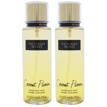 Coconut Passion by Victorias Secret for Women - 8.4 oz Fragrance Mist - Pack of 2 - Fresh Bloom Skin - Premium Skincare Solutions for Nourished, Hydrated, and Radiant Skin Every Day
