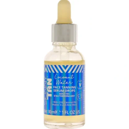 Coconut Water Face Serum Tanning Drops by Skinny Tan for Women - 1 oz Serum - Fresh Bloom Skin - Premium Skincare Solutions for Nourished, Hydrated, and Radiant Skin Every Day