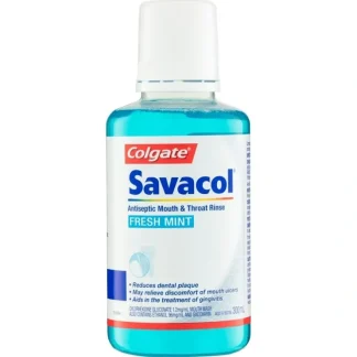 Colgate Savacol Mouthwash Freshmint 300ml - Fresh Bloom Skin - Premium Skincare Solutions for Nourished, Hydrated, and Radiant Skin Every Day