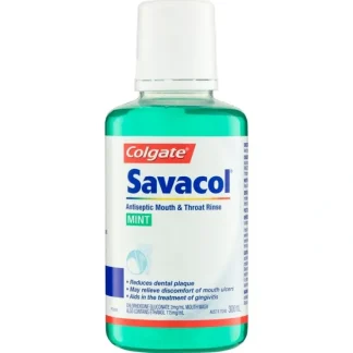 Colgate Savacol Mouthwash 300ml - Fresh Bloom Skin - Premium Skincare Solutions for Nourished, Hydrated, and Radiant Skin Every Day