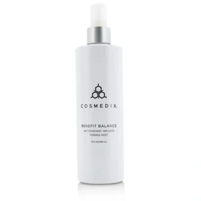 CosMedix Benefit Balance Antioxidant Infused Toning Mist - Salon Size 360ml/12oz - Fresh Bloom Skin - Premium Skincare Solutions for Nourished, Hydrated, and Radiant Skin Every Day