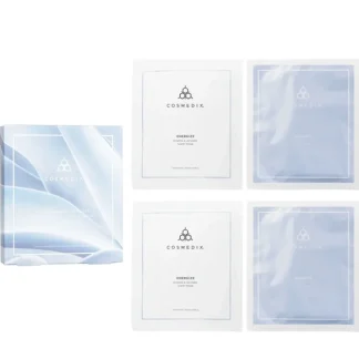 CosMedix Bio Cellulose Radiant & Rejuvenating Sheet Mask Set 4pcs/1 Box - Fresh Bloom Skin - Premium Skincare Solutions for Nourished, Hydrated, and Radiant Skin Every Day