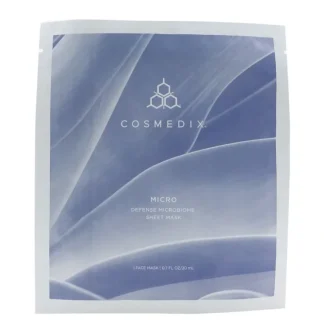 CosMedix Micro Defense Microbiome Sheet Mask (Salon Size) 10sheets - Fresh Bloom Skin - Premium Skincare Solutions for Nourished, Hydrated, and Radiant Skin Every Day