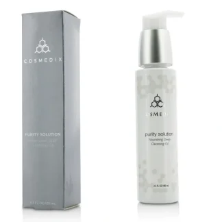 CosMedix Purity Solution Nourishing Deep Cleansing Oil 100ml/3.3oz - Fresh Bloom Skin - Premium Skincare Solutions for Nourished, Hydrated, and Radiant Skin Every Day