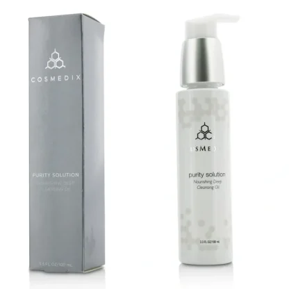 CosMedix Purity Solution Nourishing Deep Cleansing Oil 100ml/3.3oz - Fresh Bloom Skin - Premium Skincare Solutions for Nourished, Hydrated, and Radiant Skin Every Day