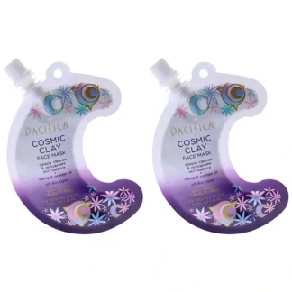 Cosmic Clay Face Mask by Pacifica for Unisex - 1.18 oz Mask - Pack of 2 - Fresh Bloom Skin - Premium Skincare Solutions for Nourished, Hydrated, and Radiant Skin Every Day