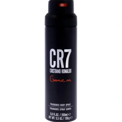 CR7 Game On by Cristiano Ronaldo for Men - 6.8 oz Body Spray - Fresh Bloom Skin - Premium Skincare Solutions for Nourished, Hydrated, and Radiant Skin Every Day