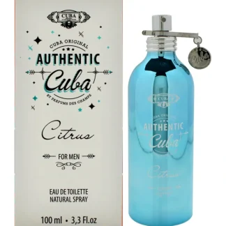 Cuba Authentic Citrus by Cuba for Men - 3.3 oz EDT Spray - Fresh Bloom Skin - Premium Skincare Solutions for Nourished, Hydrated, and Radiant Skin Every Day