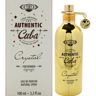 Cuba Authentic Crystal by Cuba for Women - 3.3 oz EDP Spray - Fresh Bloom Skin - Premium Skincare Solutions for Nourished, Hydrated, and Radiant Skin Every Day