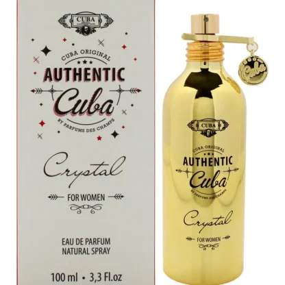 Cuba Authentic Crystal by Cuba for Women - 3.3 oz EDP Spray - Fresh Bloom Skin - Premium Skincare Solutions for Nourished, Hydrated, and Radiant Skin Every Day