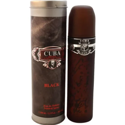 Cuba Black by Cuba for Men - 3.3 oz EDT Spray - Fresh Bloom Skin - Premium Skincare Solutions for Nourished, Hydrated, and Radiant Skin Every Day