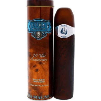 Cuba Cuba Magnum Blue by Cuba for Men - 4.3 oz EDT Spray - Fresh Bloom Skin - Premium Skincare Solutions for Nourished, Hydrated, and Radiant Skin Every Day