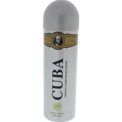 Cuba Gold by Cuba for Men - 6.6 oz Body Spray - Fresh Bloom Skin - Premium Skincare Solutions for Nourished, Hydrated, and Radiant Skin Every Day