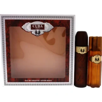 Cuba Gold by Cuba for Men - 3 Pc Gift Set 3.3oz EDT Spray, 3.3oz After Shave, Keychain - Fresh Bloom Skin - Premium Skincare Solutions for Nourished, Hydrated, and Radiant Skin Every Day
