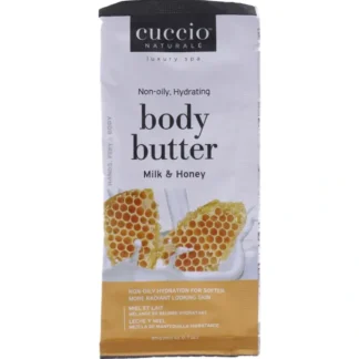 Cuccio Luxury Spa Non-Oily Hydrating Butter - Milk and Honey by Cuccio for Unisex - 0.7 oz Body Butter - Fresh Bloom Skin - Premium Skincare Solutions for Nourished, Hydrated, and Radiant Skin Every Day