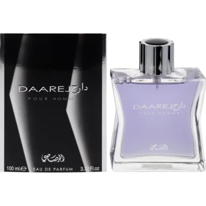 Daarej by Rasasi for Men - 3.38 oz EDP Spray - Fresh Bloom Skin - Premium Skincare Solutions for Nourished, Hydrated, and Radiant Skin Every Day